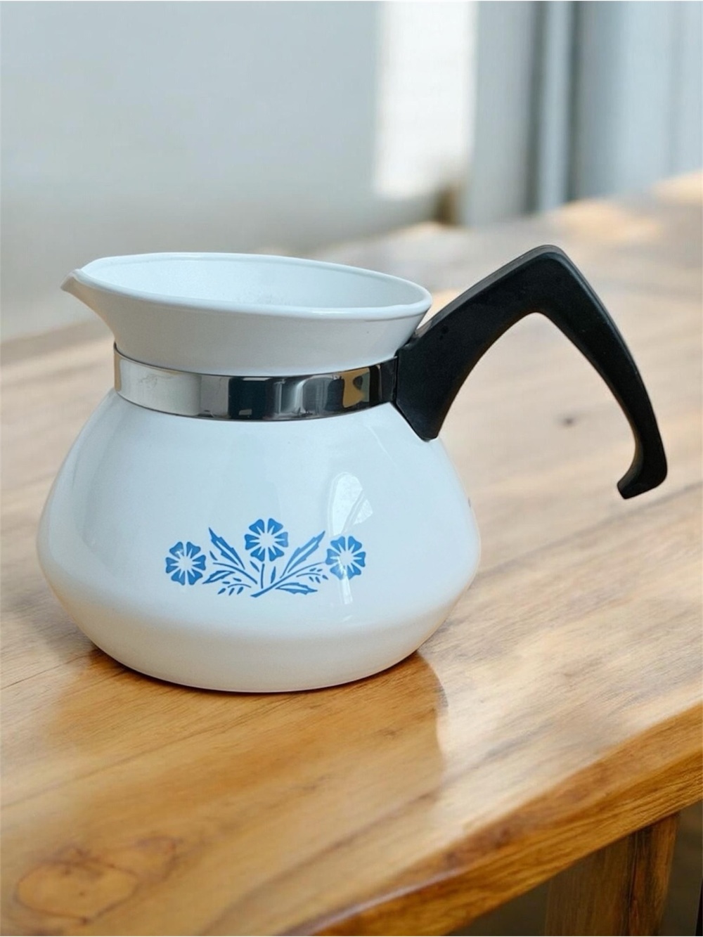 Vintage CorningWare Blue Cornflower 3-Cup Teapot P-103